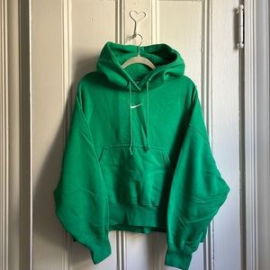 Green Nike Phoenix Fleece Hoodie